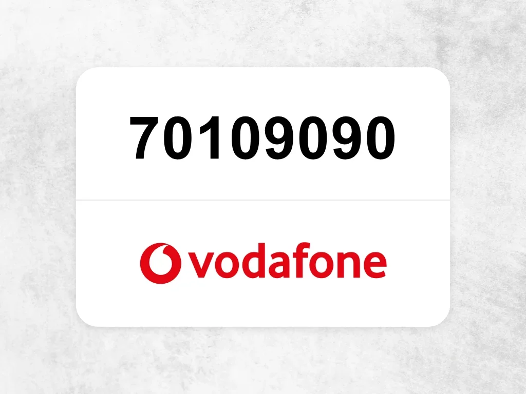 جوال فودافون  70109090