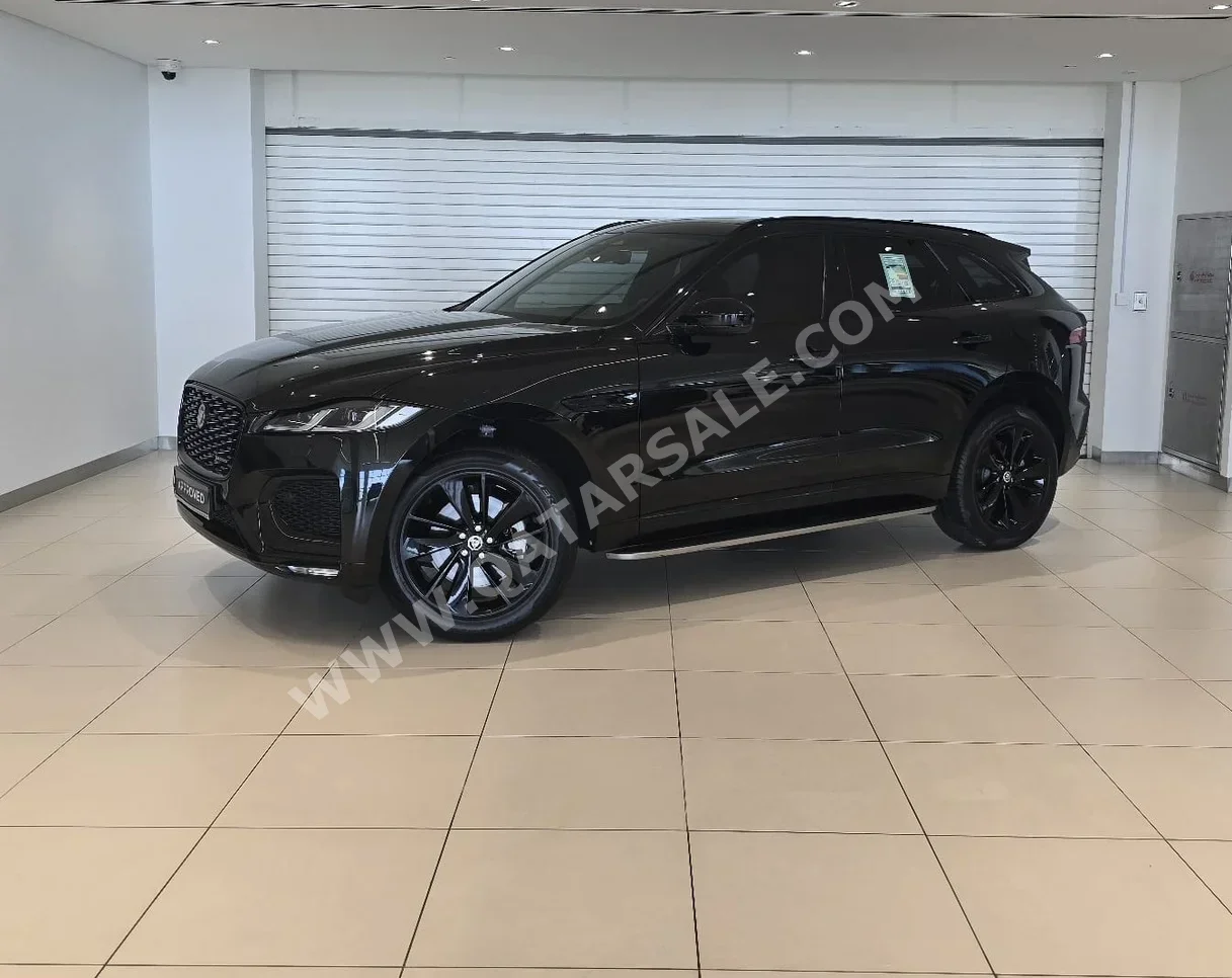 Jaguar  F-Pace  R Sport  2024  Automatic  32,292 Km  4 Cylinder  Four Wheel Drive (4WD)  SUV  Black  With Warranty