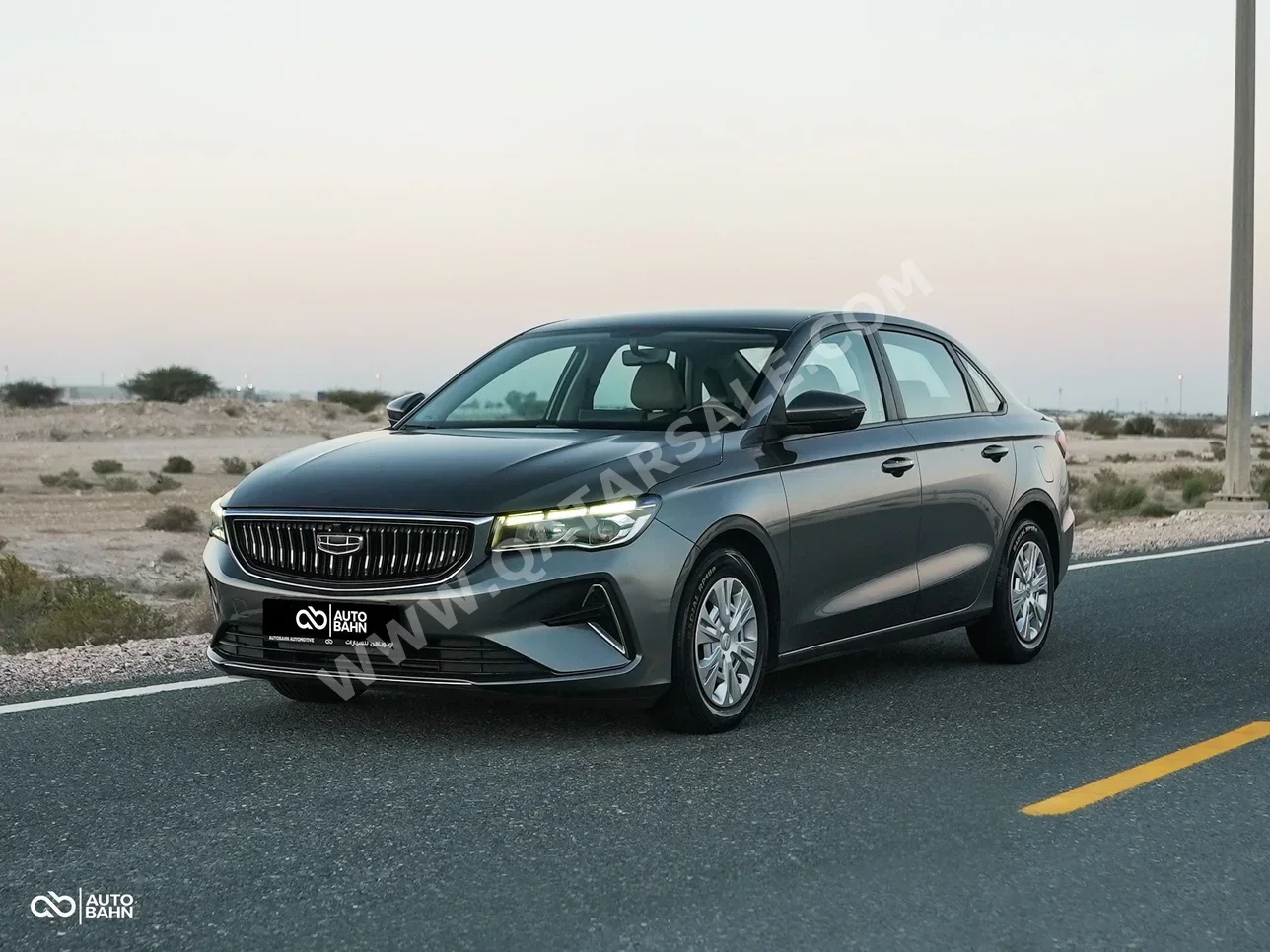 Geely  Emgrand  2023  Automatic  54,000 Km  4 Cylinder  Front Wheel Drive (FWD)  Sedan  Gray  With Warranty