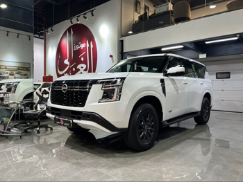 Nissan  Patrol  LE Turbo  2025  Automatic  100 Km  6 Cylinder  Four Wheel Drive (4WD)  SUV  White  With Warranty
