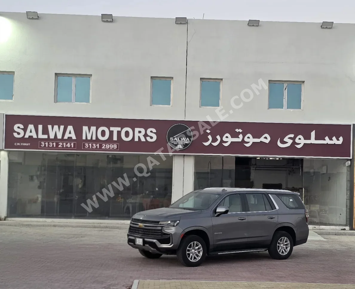 Chevrolet  Tahoe  LT  2021  Automatic  75,000 Km  8 Cylinder  Four Wheel Drive (4WD)  SUV  Gray