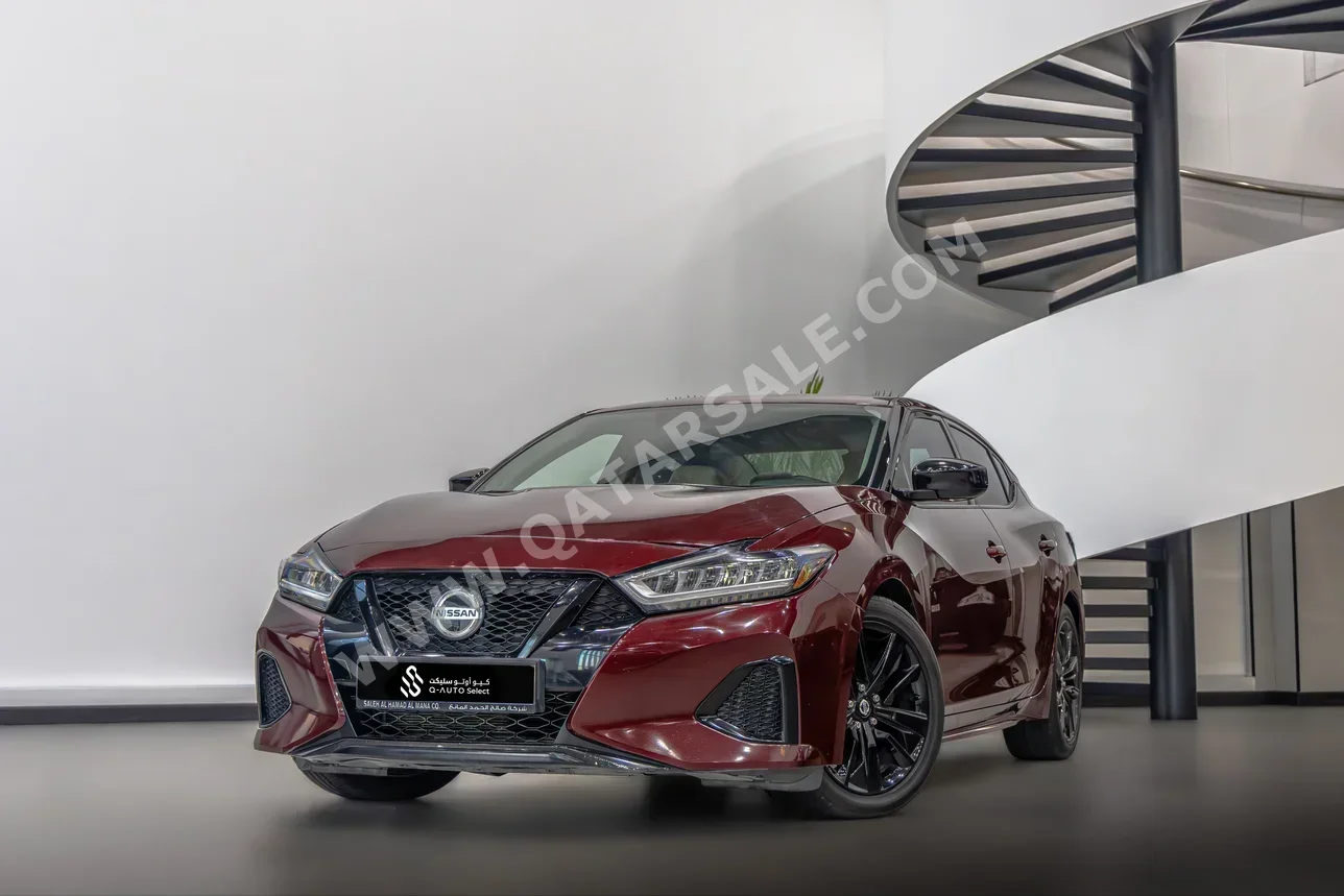 Nissan  Maxima  2020  Automatic  78,940 Km  6 Cylinder  Rear Wheel Drive (RWD)  Sedan  Dark Red