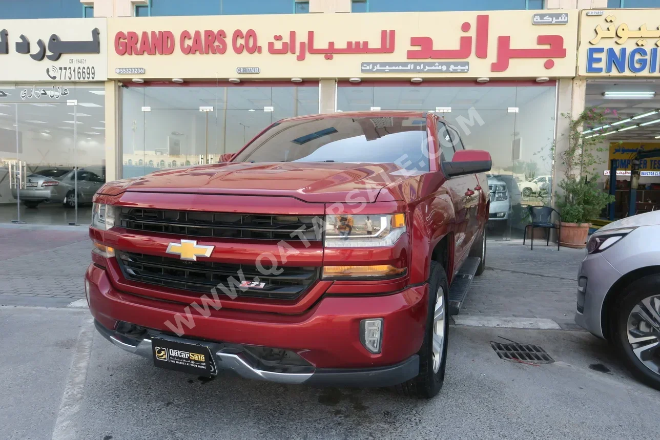 شفروليه  سلفرادو  زد 71  2018  اوتوماتيك  323,000 كم  8 سلندر  دفع رباعي  بيكب  عنابي