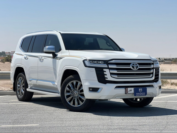 Toyota  Land Cruiser  VX Twin Turbo  2024  Automatic  350 Km  6 Cylinder  Four Wheel Drive (4WD)  SUV  White  With Warranty