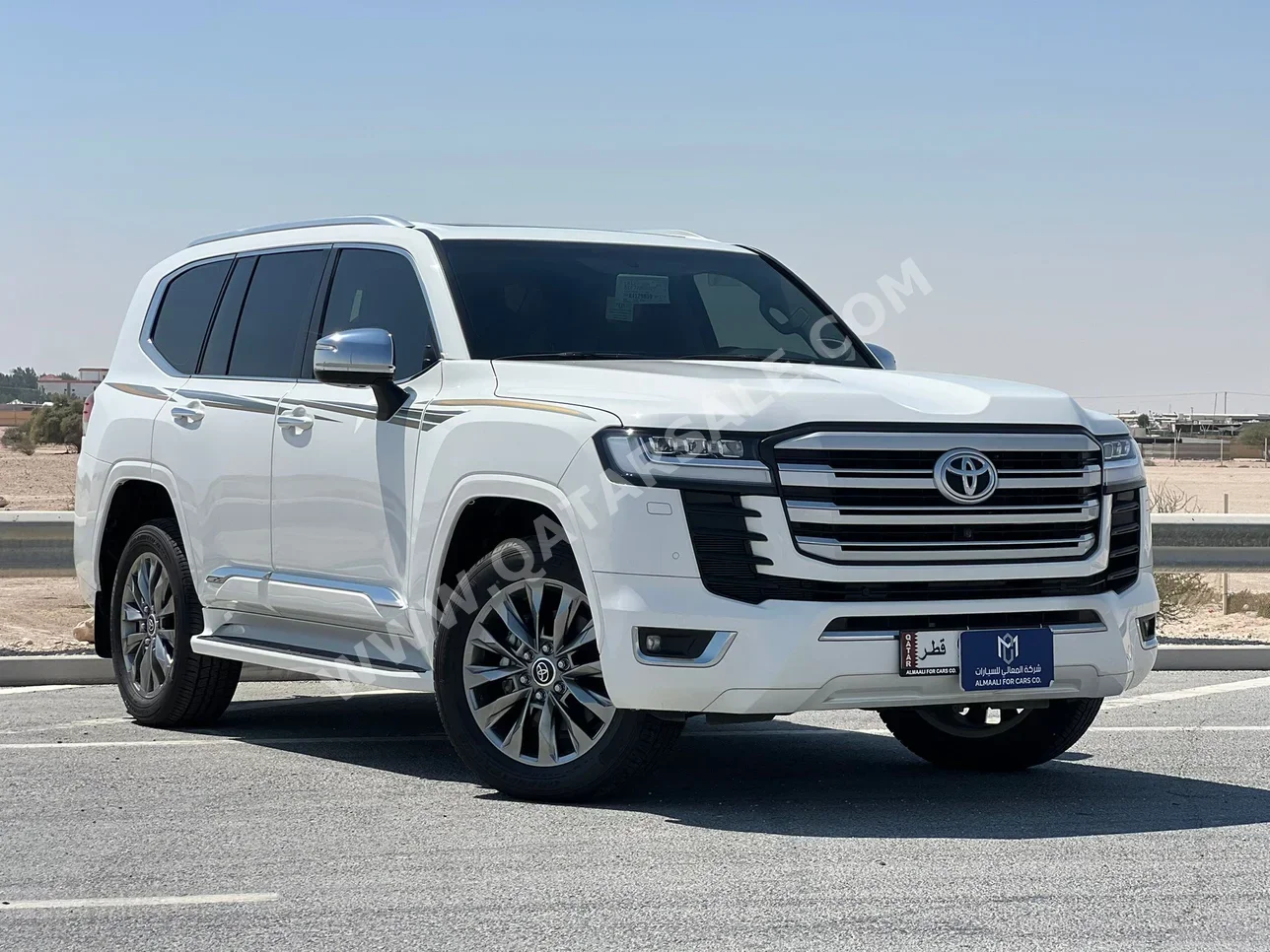 Toyota  Land Cruiser  VX Twin Turbo  2024  Automatic  350 Km  6 Cylinder  Four Wheel Drive (4WD)  SUV  White  With Warranty