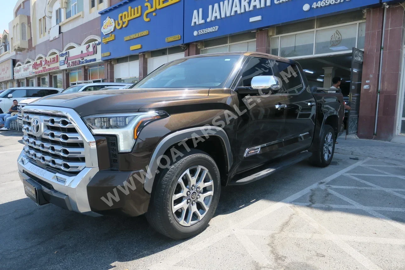 Toyota  Tundra  Edition 1794  2022  Automatic  36,000 Km  8 Cylinder  Four Wheel Drive (4WD)  Pick Up  Brown  With Warranty