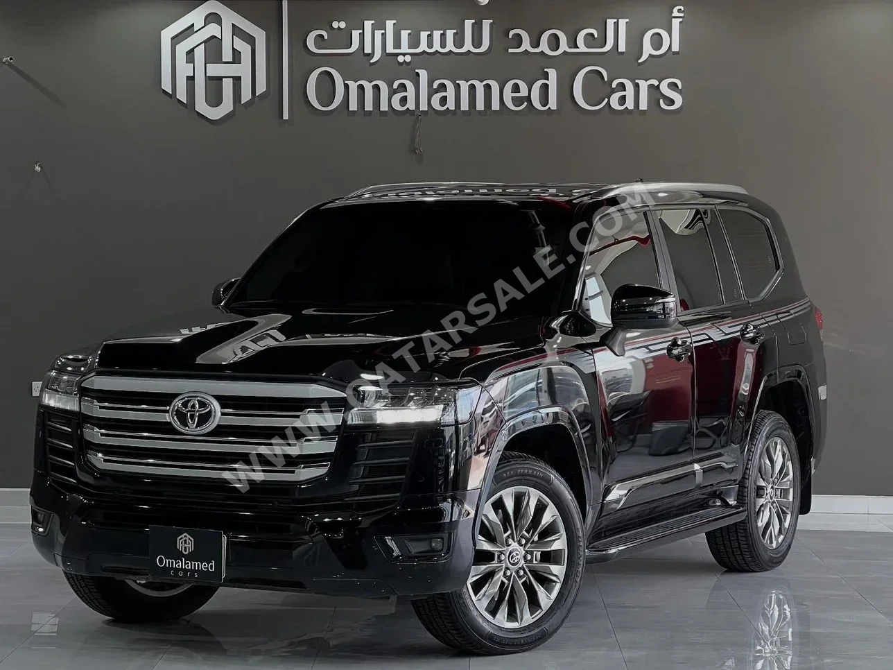 تويوتا  لاند كروزر  جي اكس ار توين توربو  2023  اوتوماتيك  59,500 كم  6 سلندر  دفع رباعي  اس يو في  أسود  تحت الضمان