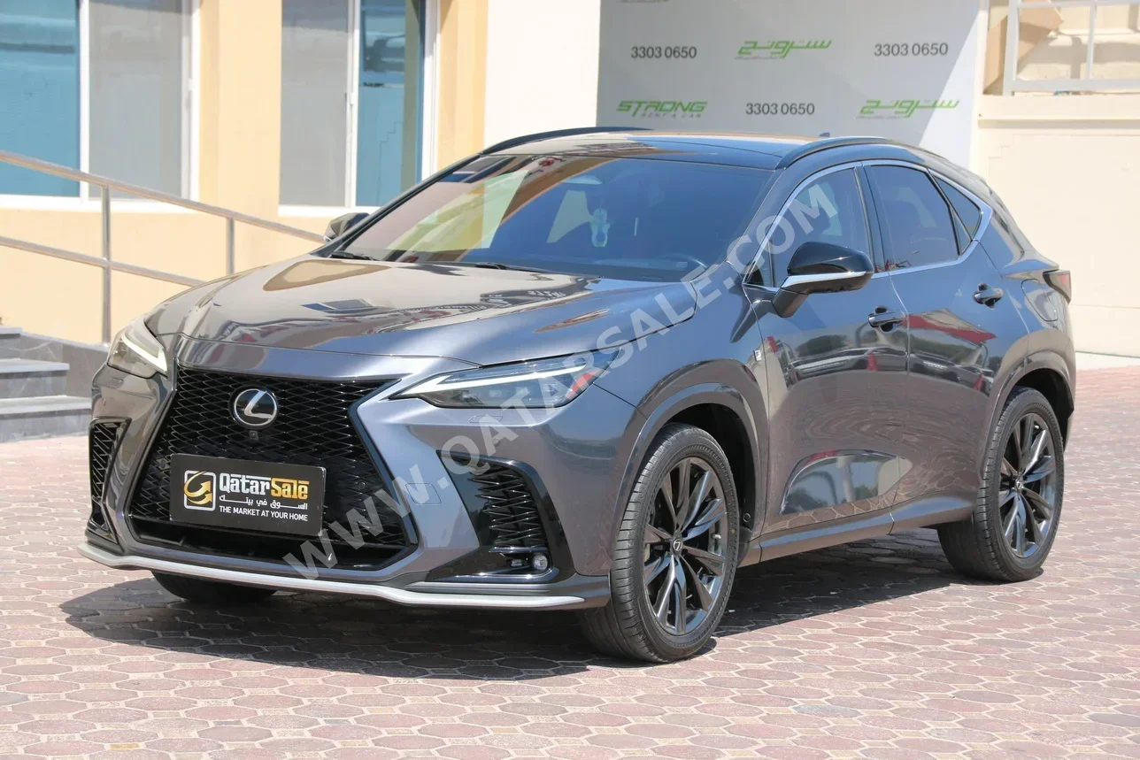 Lexus  NX  350 F Sport  2022  Automatic  34,500 Km  4 Cylinder  Four Wheel Drive (4WD)  SUV  Gray  With Warranty