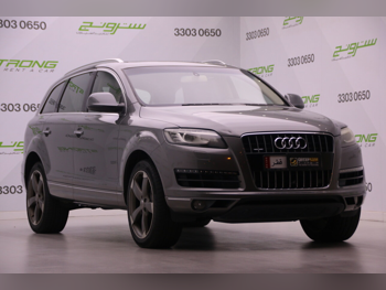 Audi  Q7  2015  Automatic  190,000 Km  6 Cylinder  Four Wheel Drive (4WD)  SUV  Gray
