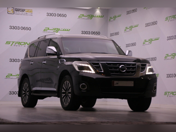 Nissan  Patrol  Platinum  2014  Automatic  208,000 Km  8 Cylinder  Four Wheel Drive (4WD)  SUV  Black