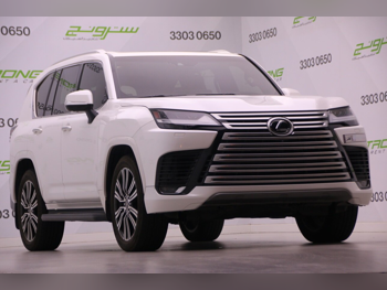 لكزس  ال اكس  600 لكجري  2022  اوتوماتيك  78,000 كم  6 سلندر  دفع رباعي  اس يو في  أبيض  تحت الضمان