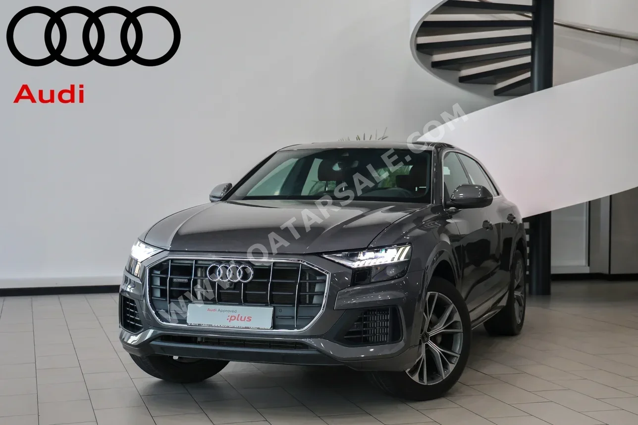 Audi  Q8  2023  Automatic  18,000 Km  6 Cylinder  All Wheel Drive (AWD)  SUV  Gray  With Warranty