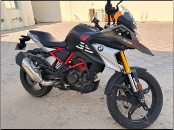 بي ام دبليو  جي 310 جي اس -  2023 - اللون اسود -  الضمان