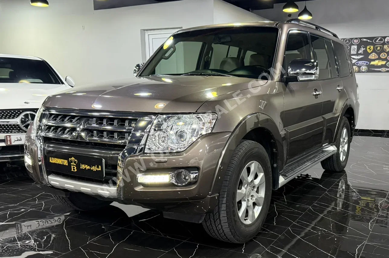 Mitsubishi  Pajero  GLS  2016  Automatic  84,000 Km  6 Cylinder  Four Wheel Drive (4WD)  SUV  Bronze