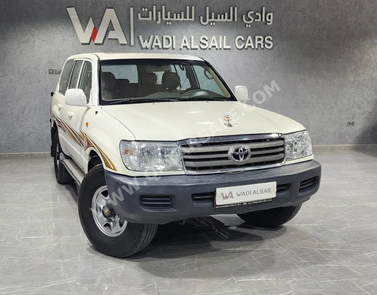 تويوتا  لاند كروزر  جي اكس  2007  عادي  430,000 كم  6 سلندر  دفع رباعي  اس يو في  أبيض