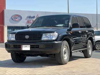 تويوتا  لاند كروزر  جي  1998  عادي  178,000 كم  6 سلندر  دفع رباعي  اس يو في  أسود