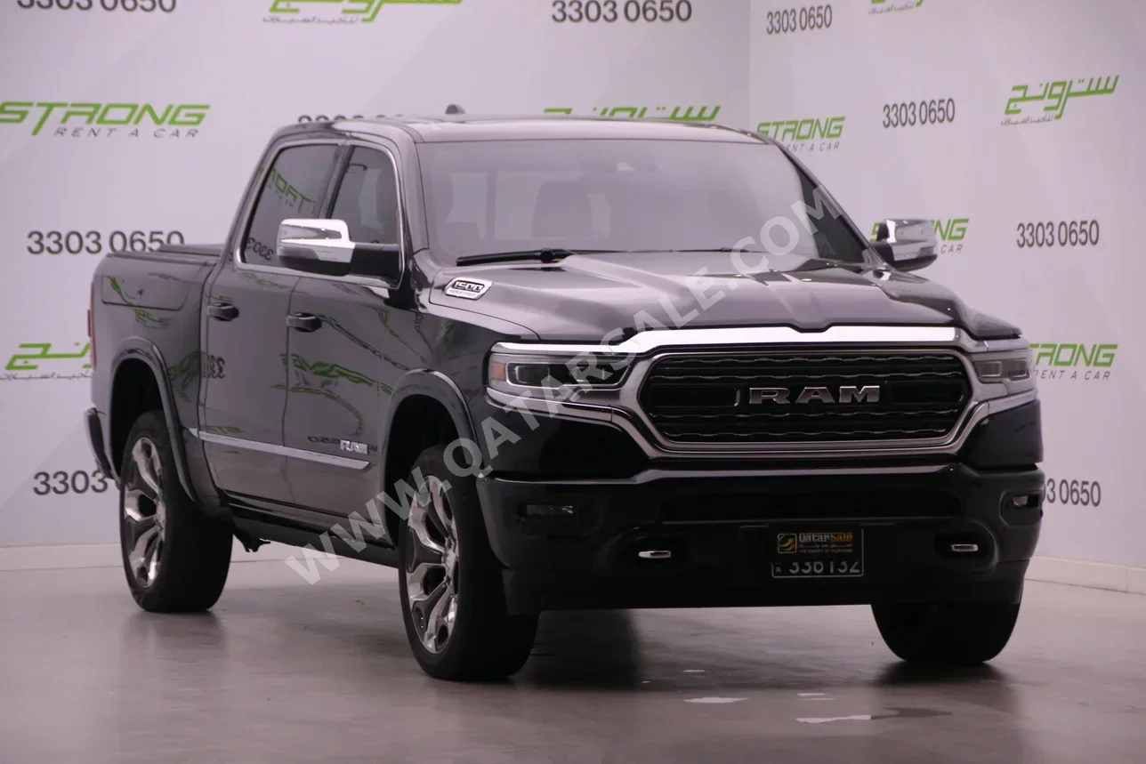 Dodge Ram Limited 2024 Automatic 49,000 Km 8 Cylinder Four Wheel Drive (4WD) Pick Up Black With Warranty