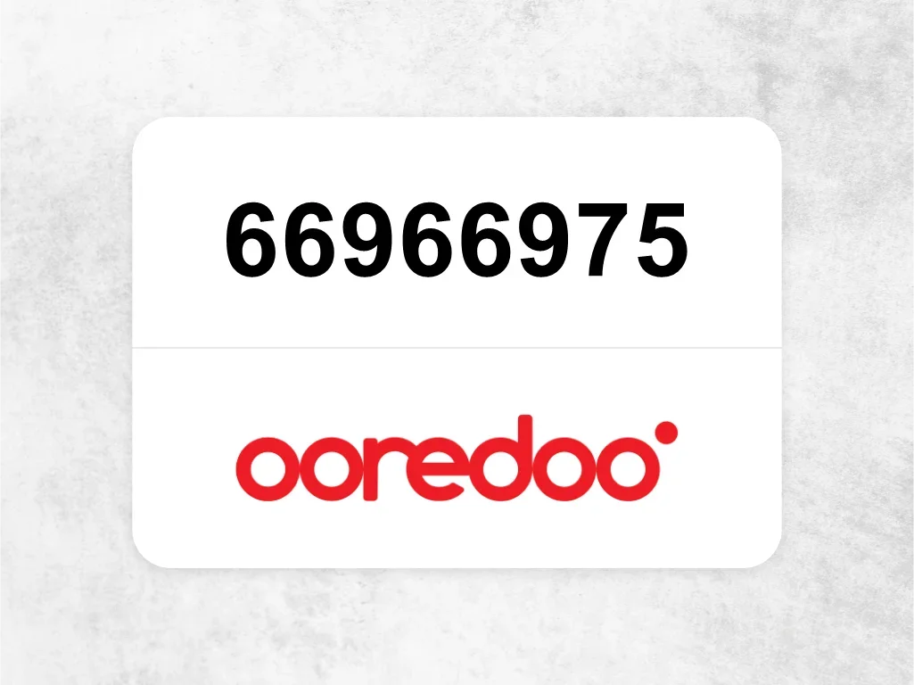 Ooredoo Mobile Phone  66966975
