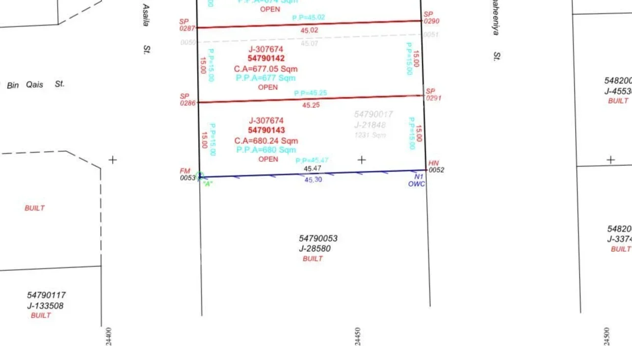 Lands For Sale in Al Rayyan  - Luaib  -Area Size 680 Square Meter