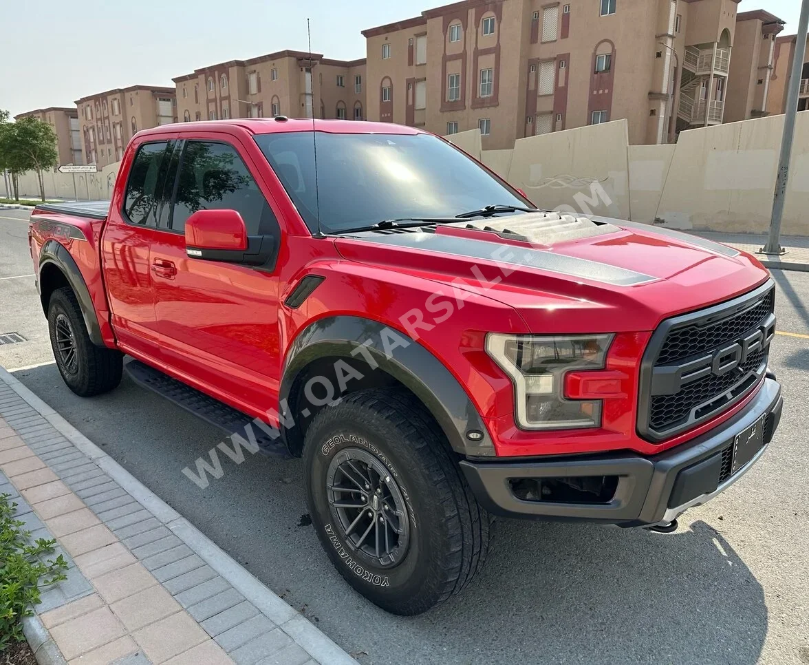 Ford  Raptor  2019  Automatic  166,000 Km  6 Cylinder  Four Wheel Drive (4WD)  Pick Up  Red