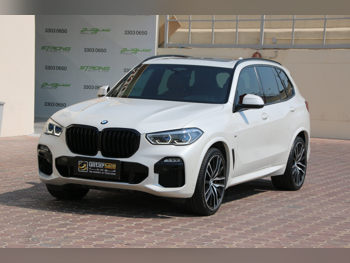 BMW  X-Series  X5 M50i  2021  Automatic  47,000 Km  8 Cylinder  Four Wheel Drive (4WD)  SUV  White  With Warranty