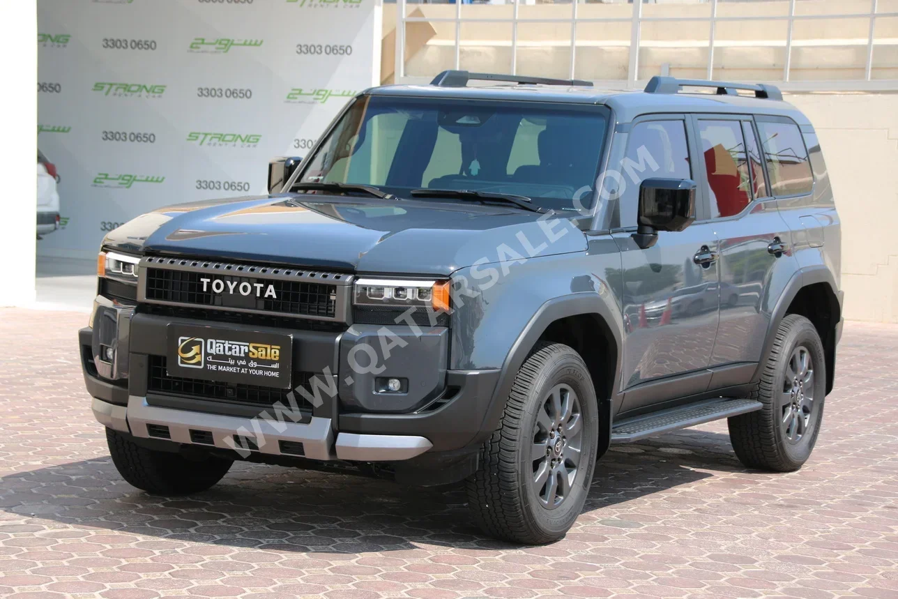 Toyota  Prado  TX Turbo  2025  Automatic  1,600 Km  4 Cylinder  Four Wheel Drive (4WD)  SUV  Gray  With Warranty