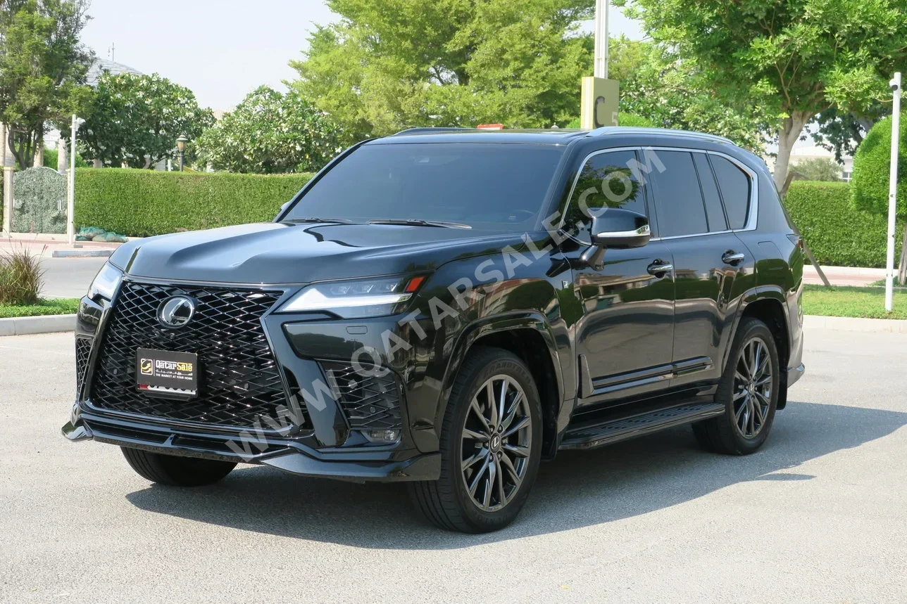 Lexus  LX  600 F Sport  2024  Automatic  18,000 Km  6 Cylinder  Four Wheel Drive (4WD)  SUV  Black  With Warranty