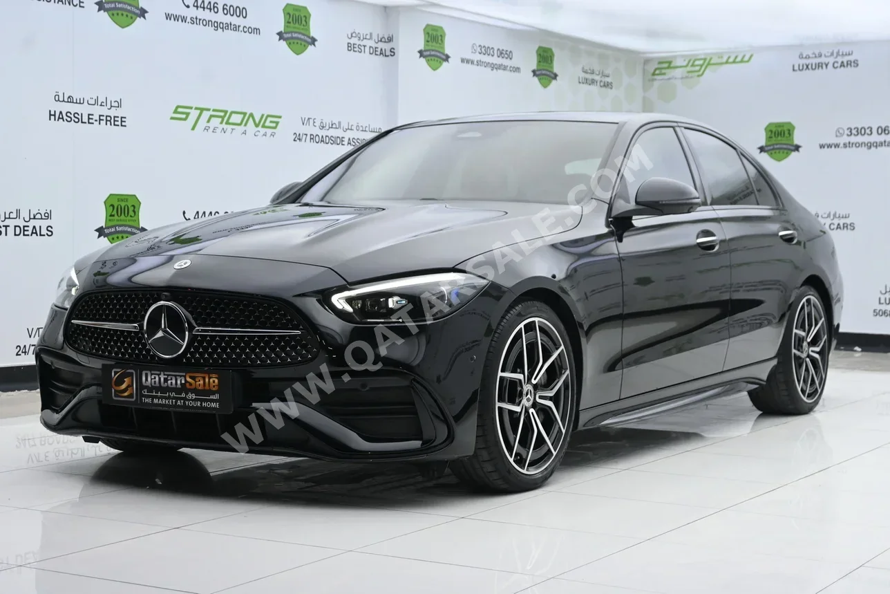 Mercedes-Benz  C-Class  300  2023  Automatic  20,000 Km  4 Cylinder  Rear Wheel Drive (RWD)  Sedan  Black  With Warranty
