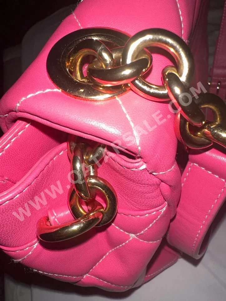 Purses  - Pink  - Genuine Leather  - For Women