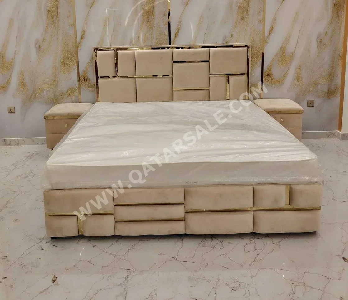 Beds - King  - Mattress Included  - With Bedside Table