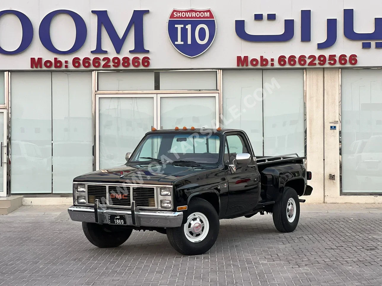جي ام سي  سييرا  كلاسك  1981  عادي  99,000 كم  8 سلندر  دفع خلفي  بيكب  أسود