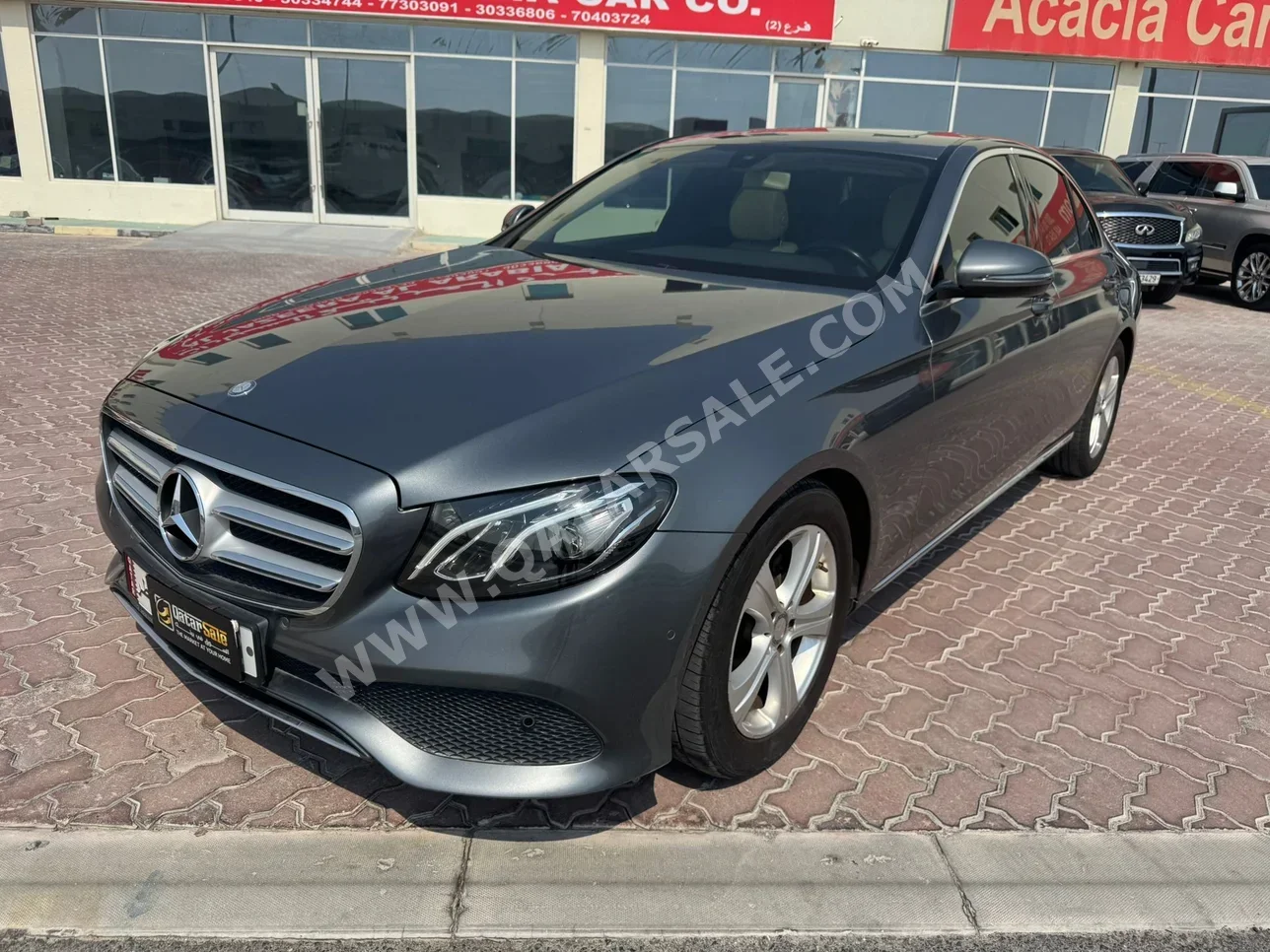Mercedes-Benz  E-Class  200  2017  Automatic  89,000 Km  4 Cylinder  Rear Wheel Drive (RWD)  Sedan  Gray