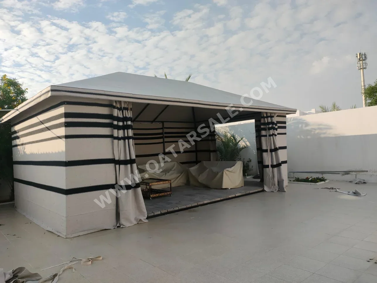 Camping Tent 7 Person  Camel Crown  Beige  Qatar  400 CM  600 CM
