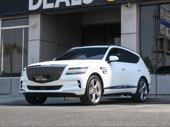 Genesis  GV 80  Coupe  2021  Automatic  100,000 Km  6 Cylinder  Four Wheel Drive (4WD)  SUV  White  With Warranty