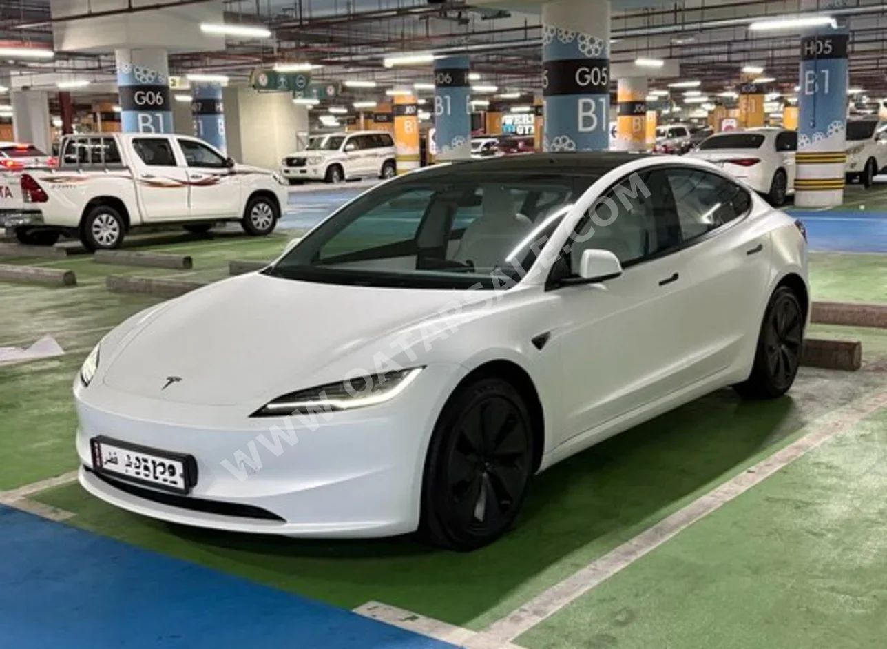 Tesla Model 3 Long Range 2024 Automatic 24,000 Km 0 Cylinder All Wheel Drive (AWD) Sedan White With Warranty
