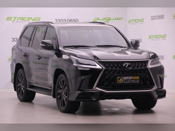 لكزس  ال اكس  570 اس بلاك ايديشن  2020  اوتوماتيك  75,000 كم  8 سلندر  دفع رباعي  اس يو في  أسود