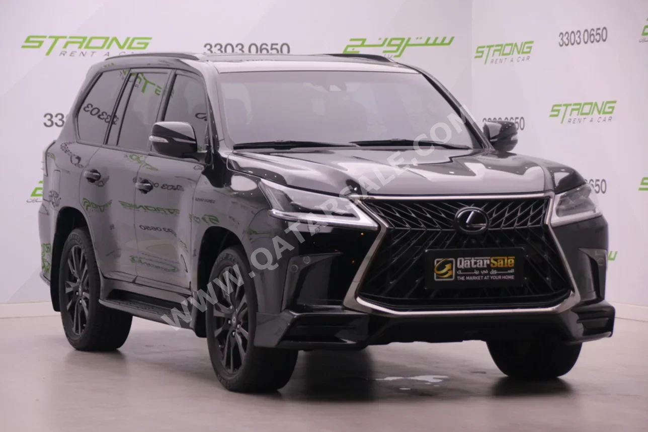 لكزس  ال اكس  570 اس بلاك ايديشن  2020  اوتوماتيك  75,000 كم  8 سلندر  دفع رباعي  اس يو في  أسود