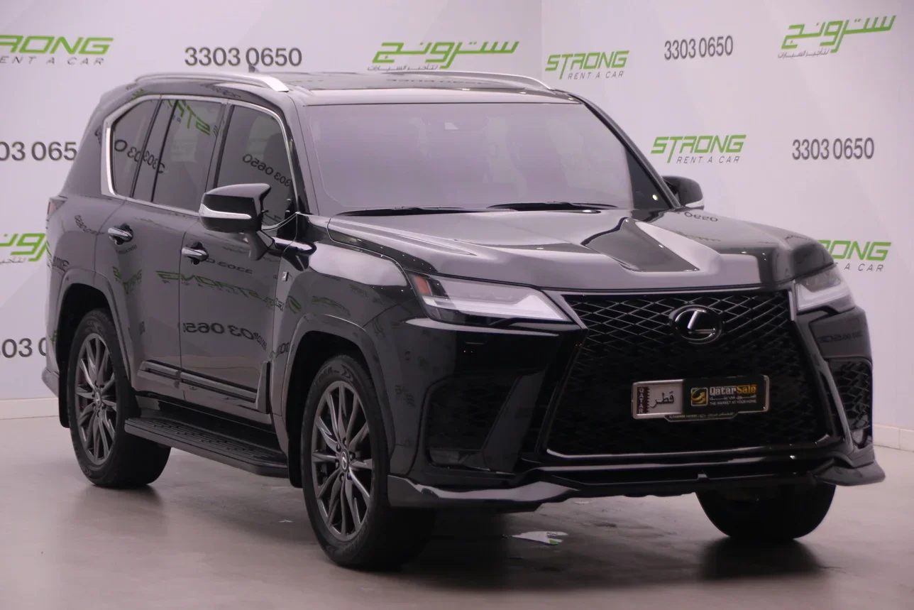 Lexus  LX  600 F Sport  2024  Automatic  8,000 Km  6 Cylinder  Four Wheel Drive (4WD)  SUV  Black  With Warranty