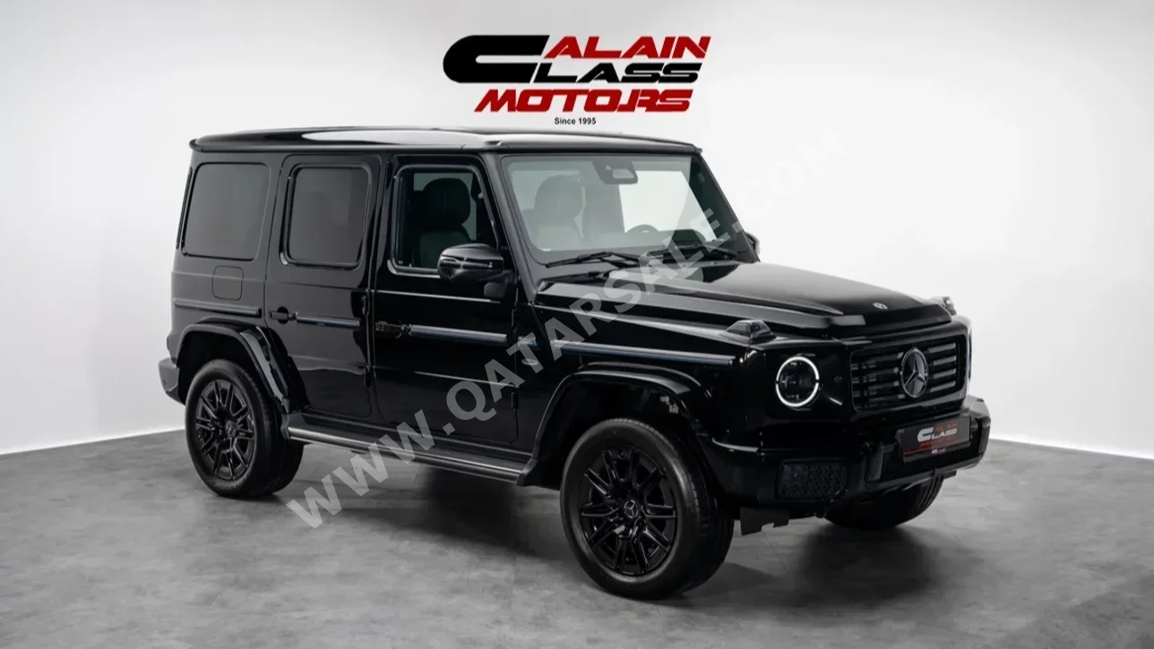 Mercedes-Benz  G-Class  500  2025  Automatic  167 Km  0 Cylinder  All Wheel Drive (AWD)  SUV  Black