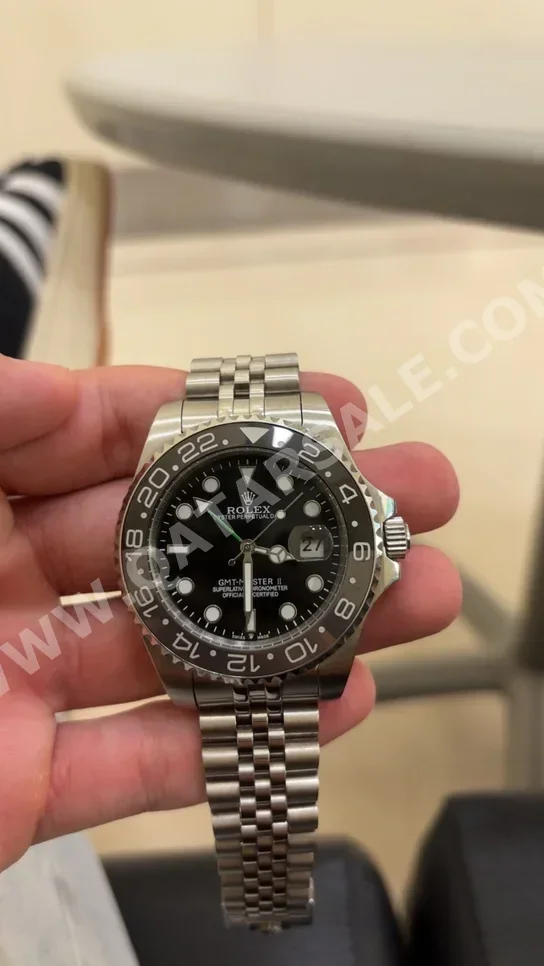 Watches - Rolex  - Quartz Watch  - Black  - Men Watches
