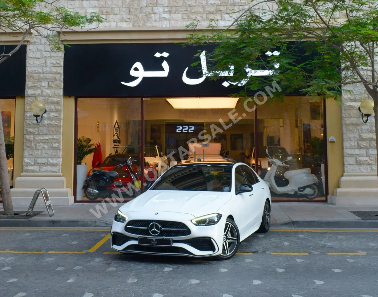 Mercedes-Benz  C-Class  200  2023  Automatic  96,400 Km  4 Cylinder  Rear Wheel Drive (RWD)  Sedan  White  With Warranty
