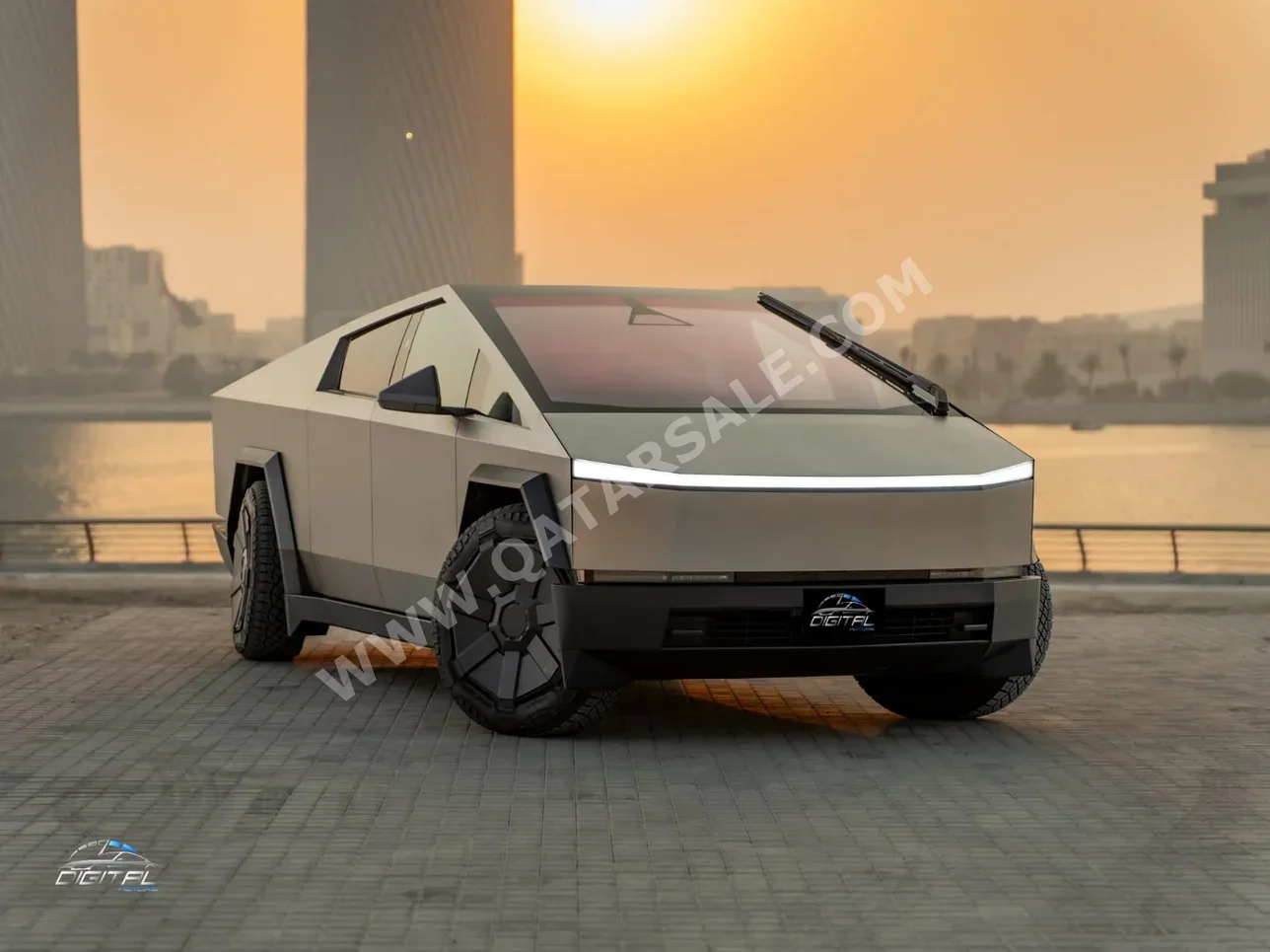 تسلا  سايبر تراك  بيست  2024  اوتوماتيك  0 كم  0 سلندر  دفع كلي مستمر  بيكب  فضي