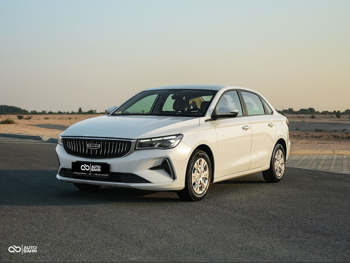 Geely  Emgrand  2023  Automatic  50,000 Km  4 Cylinder  Front Wheel Drive (FWD)  Sedan  White  With Warranty