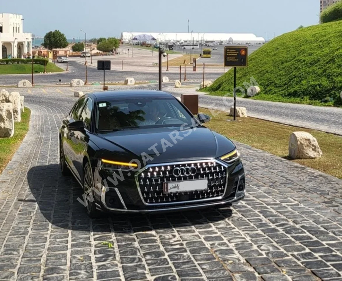 Audi  A8L  6 Cylinder  Sedan  Black  2025