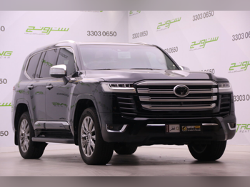 تويوتا لاند كروزر في اكس ار توين توربو 2023 اوتوماتيك 95,000 كم 6 سلندر دفع رباعي اس يو في أسود تحت الضمان