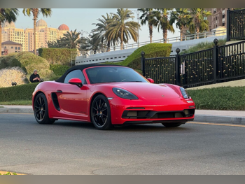 بورش بوكستر جي تي اس 2023 اوتوماتيك 3,333 كم 6 سلندر دفع خلفي كشف أحمر تحت الضمان