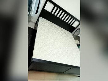 Beds - IKEA  - King  - Black