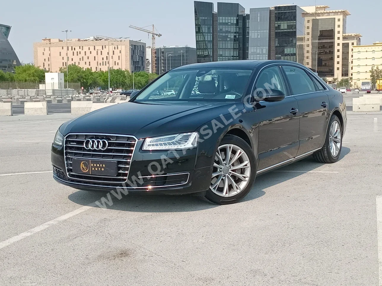 اودي  أي 8  50 TFSI  2017  اوتوماتيك  50,000 كم  6 سلندر  دفع خلفي  سيدان  أسود