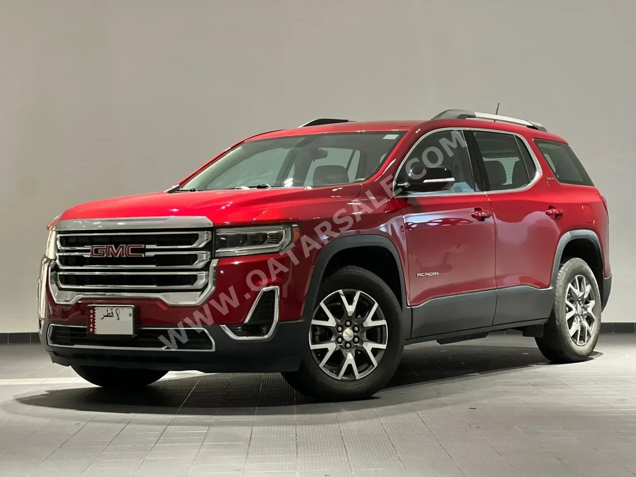 GMC  Acadia  SLE  2023  Automatic  51,100 Km  6 Cylinder  Four Wheel Drive (4WD)  SUV  Red  With Warranty
