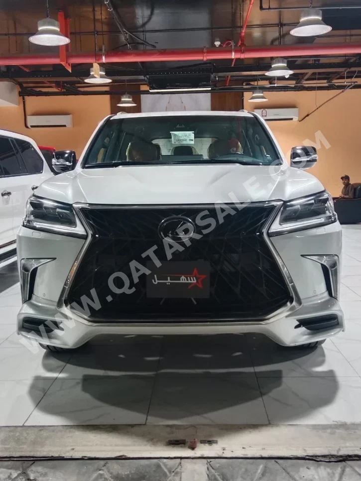 Lexus  LX  570 S  2020  Automatic  106,000 Km  8 Cylinder  Four Wheel Drive (4WD)  SUV  White
